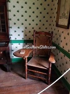 President James K. Polk's right-handed writing chair 