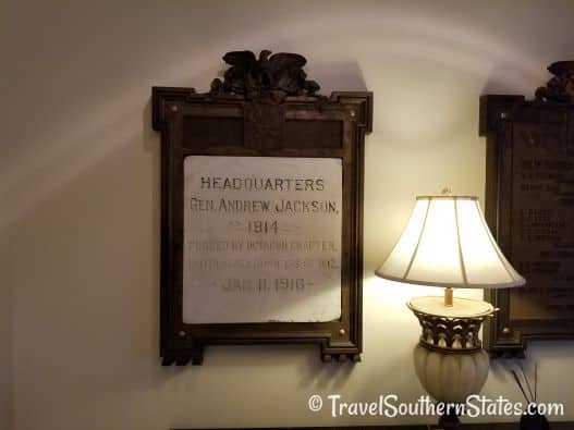 Gen Andrew Jackson Marker Battle House Hotel
