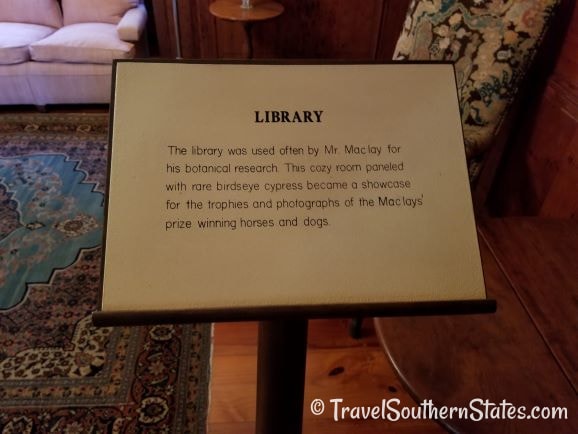Maclay library sign