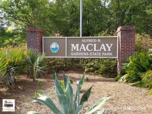 Alfred B. Maclay Gardens State Park Main Sign 2024